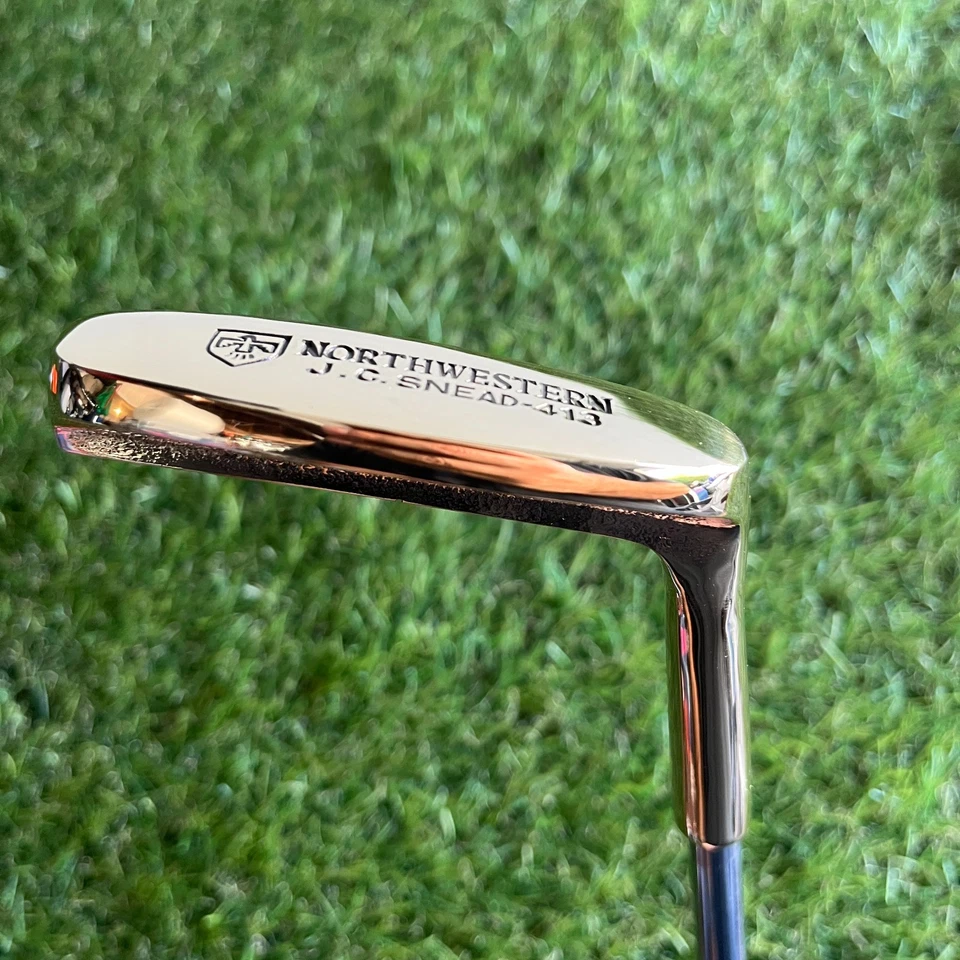 Northwestern JC Snead 413 Putter Nappa 8802 Estilo Vintage Hoja de Latón Acabada Foto 2 de 4