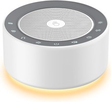 White Noise Machine 30 Soothing Sounds 8-Color Night Light Baby Adults