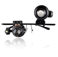 20X Magnifying Eye Magnifier Glasses Loupe Lens Jeweler Watch Repair LED Light w