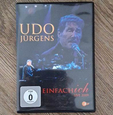 Sony Music Einfach ich (Live 2009) DVD FSK 0 DE PAL RC 2 Udo Jürgens