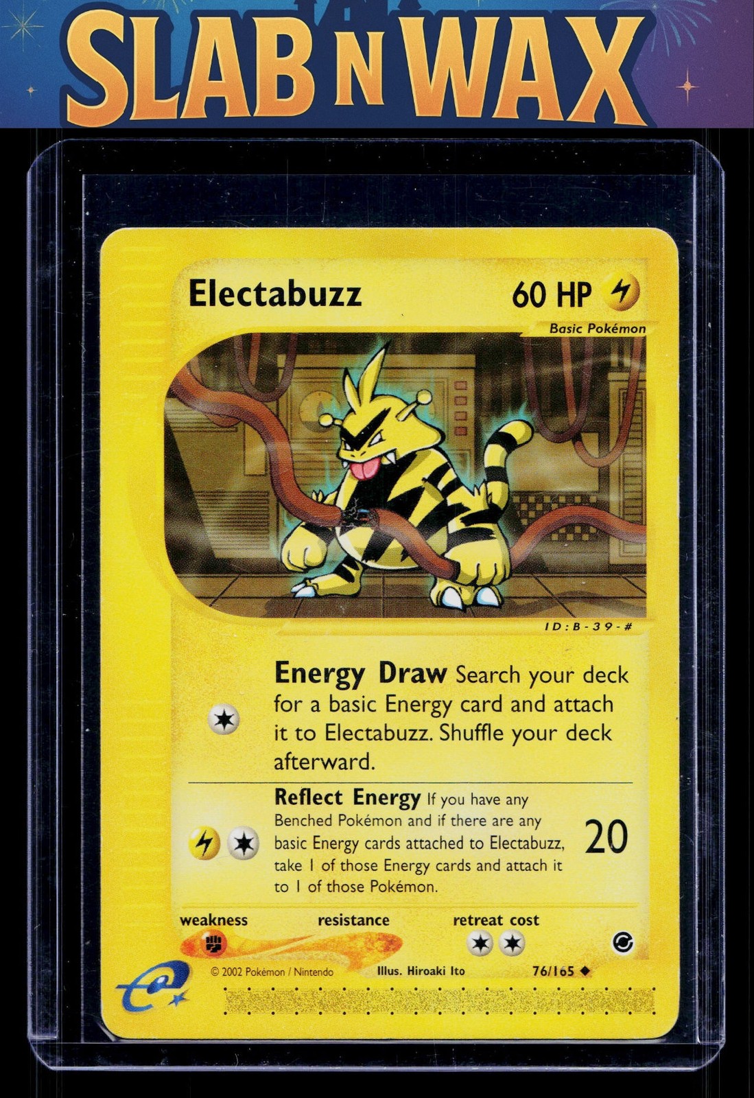 Pokemon tcg Expedition E-Series Electabuzz #076/165