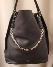 Authentic Furla Purse Shoulder Bag Satchel Tote Genuine Leather Made in Italy