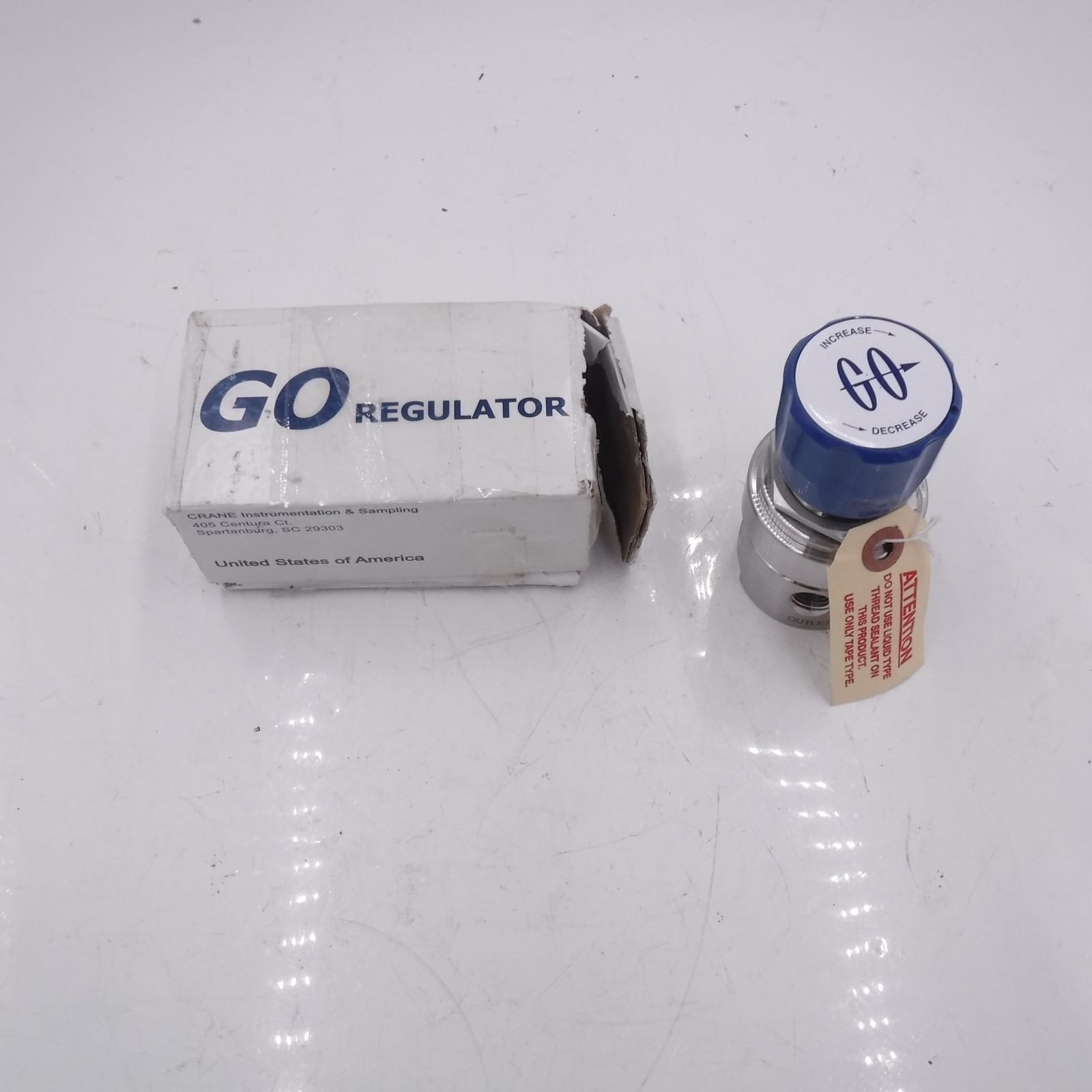 GO Regulator PR1-1C11A3E114 Single Stage PR1 Pressure Regulator 0-50 PSIG
