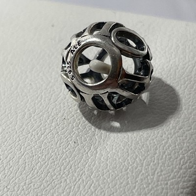 S 925 Ale (Pandora)Silber Anhänger/ Charm Rad(Wheel), Love-Kugel,D-1.1xB-0.9cm