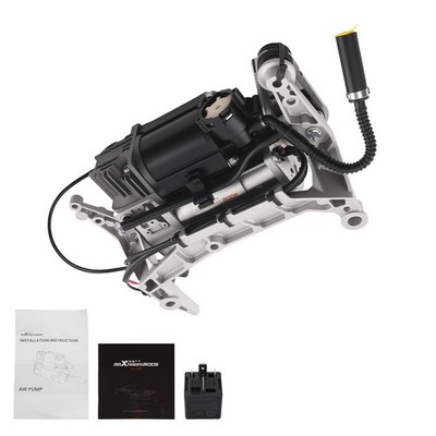 Kompressor Luftfederung mit Halterung + Relais for Audi Q7 4L 4LB 4L0698007