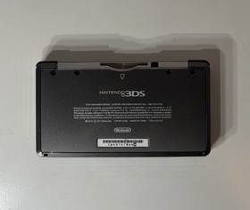 Nintendo 3DS Console Black Edition With Cradle And Charger TESTED/RESET