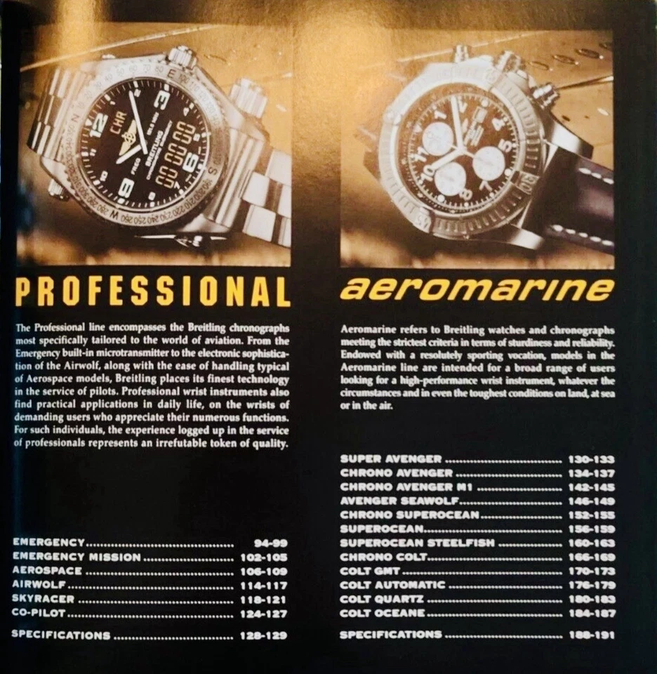 ВИНТАЖНЫЙ хронолог Breitling 1884 г. 191 СТРАНИЦА полноцветных изображений. 07 издание! - Изображение 4 из 4