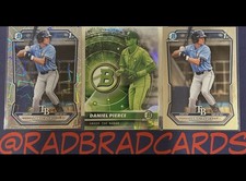 MLB Baseball Tampa Bay Rays 26 Bowman Chrome Daniel Pierce 3 1st Card Lot MINT