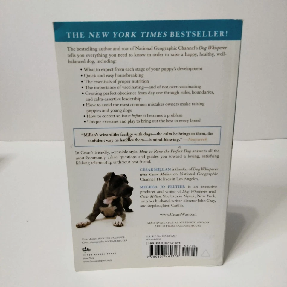 "How To Raise The Perfect Dog" By Cesar Millan Paperback MINT Foto 2 de 4