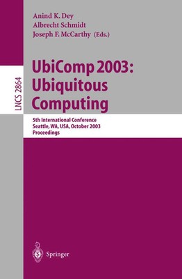 UbiComp 2003: Ubiquitous Computing Anind K. Dey (u. a.) Taschenbuch Englisch