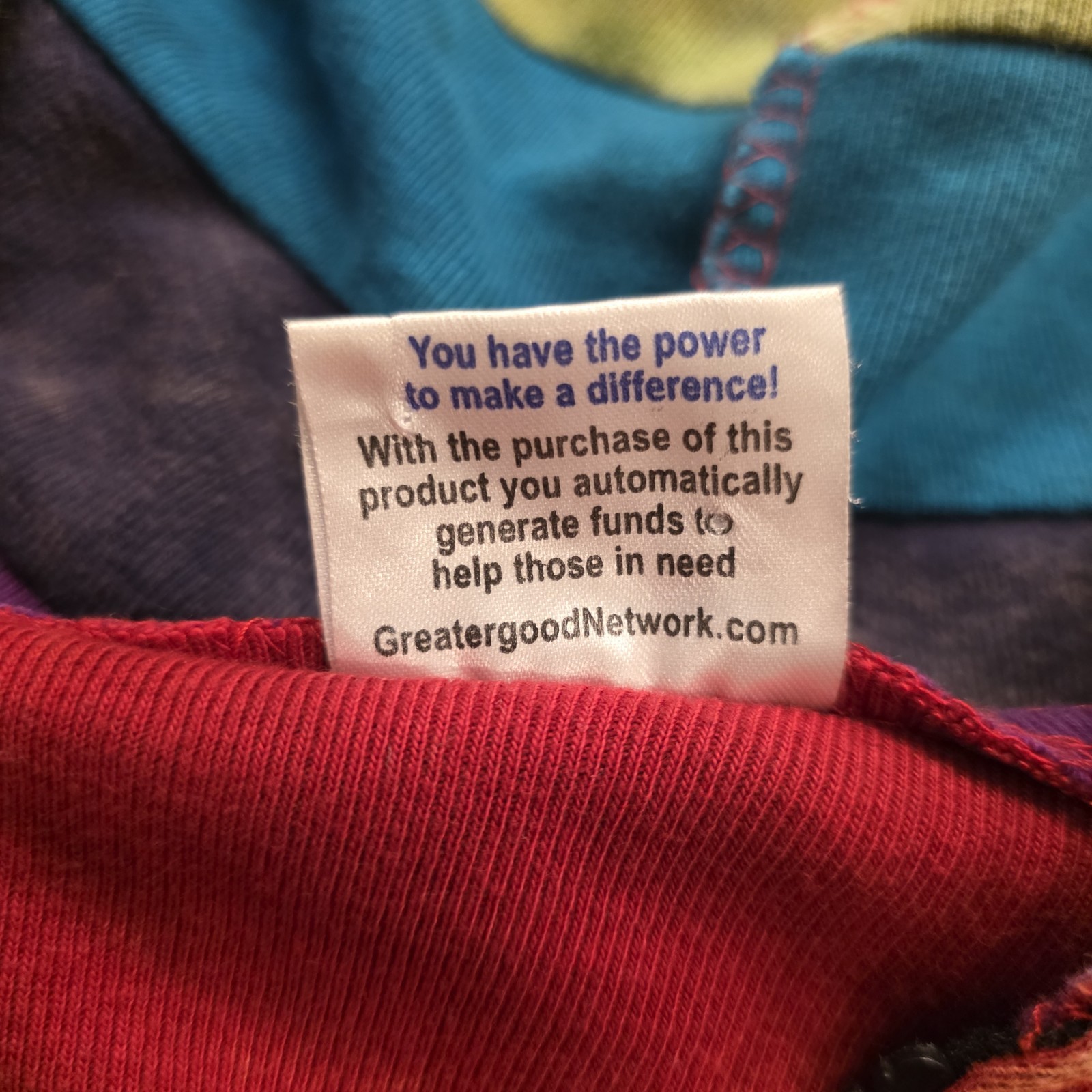 Greater Good Network Rainbow Patchwork Zip Hoodie… - image 11