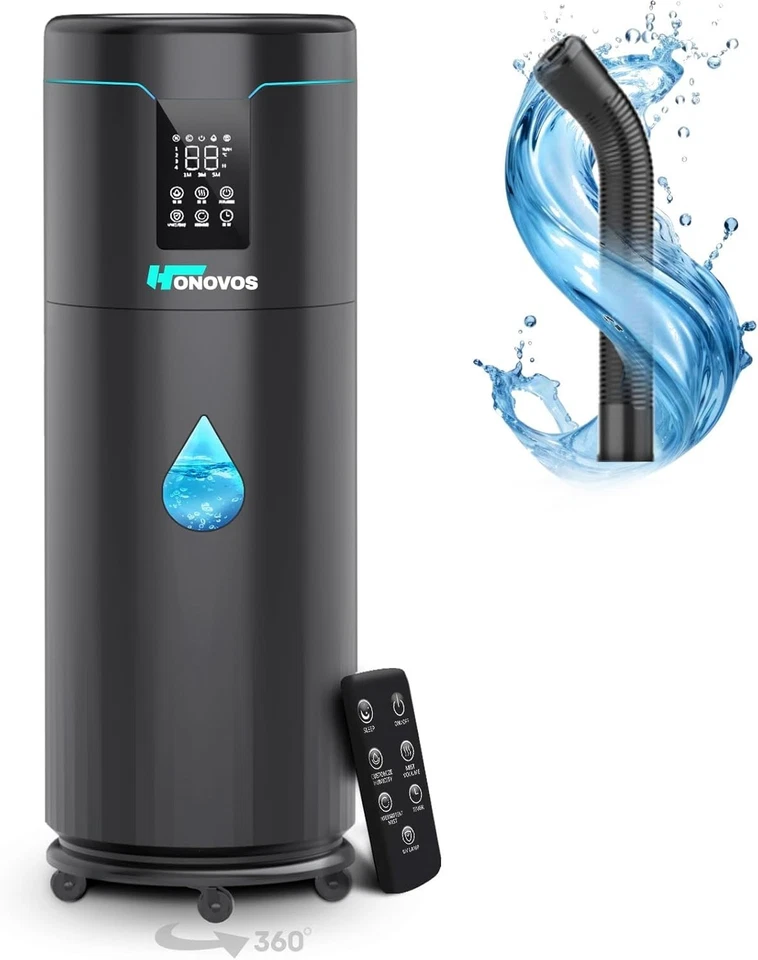 Versátil humidificador de 4,5 galones con control remoto y difusor de aceites esenciales Foto 3 de 4