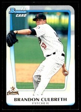 Brandon Culbreth 2011 Bowman Draft Picks & Prospects #BDPP64 Astros MLB READ