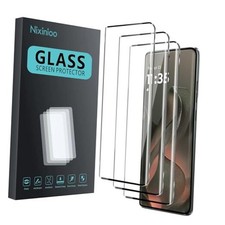 3 Pack Tempered Glass Screen Protector for Motorola Moto Edge 2025, Anti