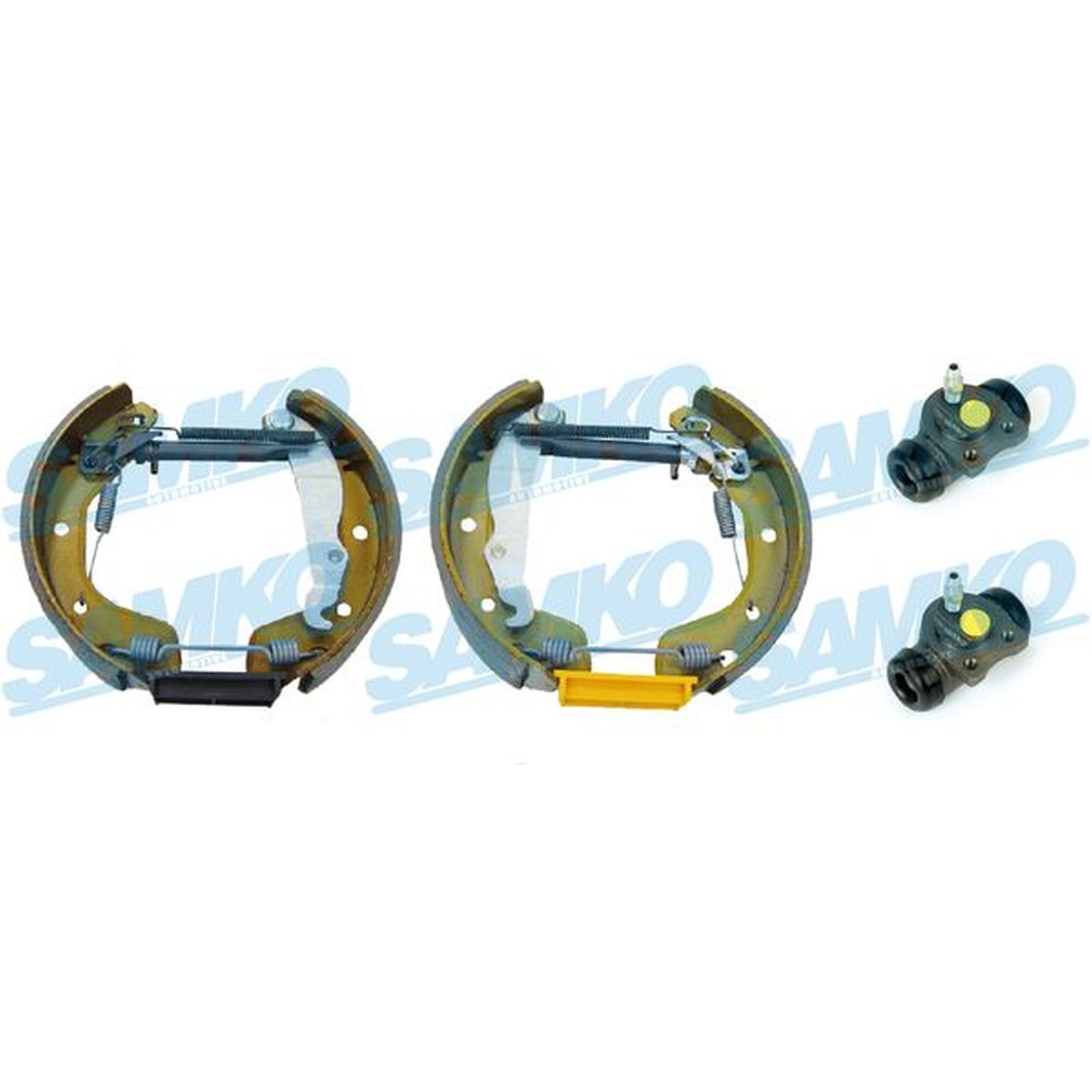 ORIGINAL® SAMKO Bremsbackensatz Hinten für Opel CORSA C ASTRA G CC ASTRA G