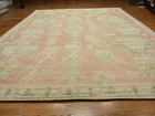 Turkish Oushak Rug, Modern Multicolored Handmade Bohemian Rug 10x13 Ft