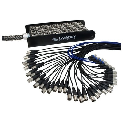Harmony Audio HA-SB40100 XLR Snake Cable 40 Channel 100 Feet (36 Send 4 Returns)