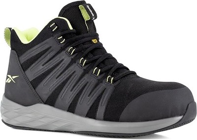 Reebok Work Herren Astroride Safety Black Composite Toe UK4 EUR38 US5