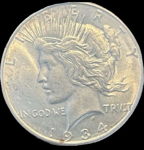 1934-D Peace Dollar — photo from another recent sale