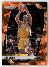 2024 Panini Prizm WNBA #98 Lisa Leslie Ice Orange Prizms