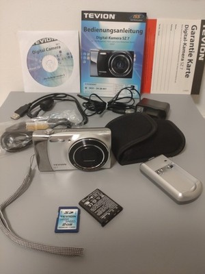 Tevion SZ 7 Digitalkamera 14MP, 7x Optischer Zoom, Bildstabilisator, Neuwertig.