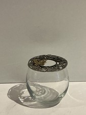 Dresser Jar for Potpourri Pewter and Brass ca 1920