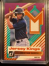2025 Panini Donruss Kristian Campbell Jersey Kings Purple Patch /49 #JK-KC