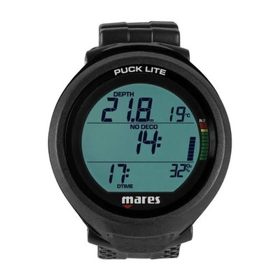 Mares Puck Lite Dive Computer   Air, Nitrox & Gauge Modes with Large Easy-Read