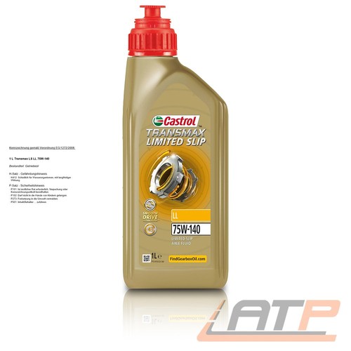 CASTROL 1 L LITER TRANSMAX LS LL 75W-140 GETRIEBEÖL ACHS-GETRIEBEÖL