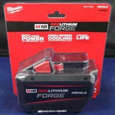 Milwaukee 48-11-1813 M18 18V HD 12.0 Red Lithium Forge Battery Pack New Sealed