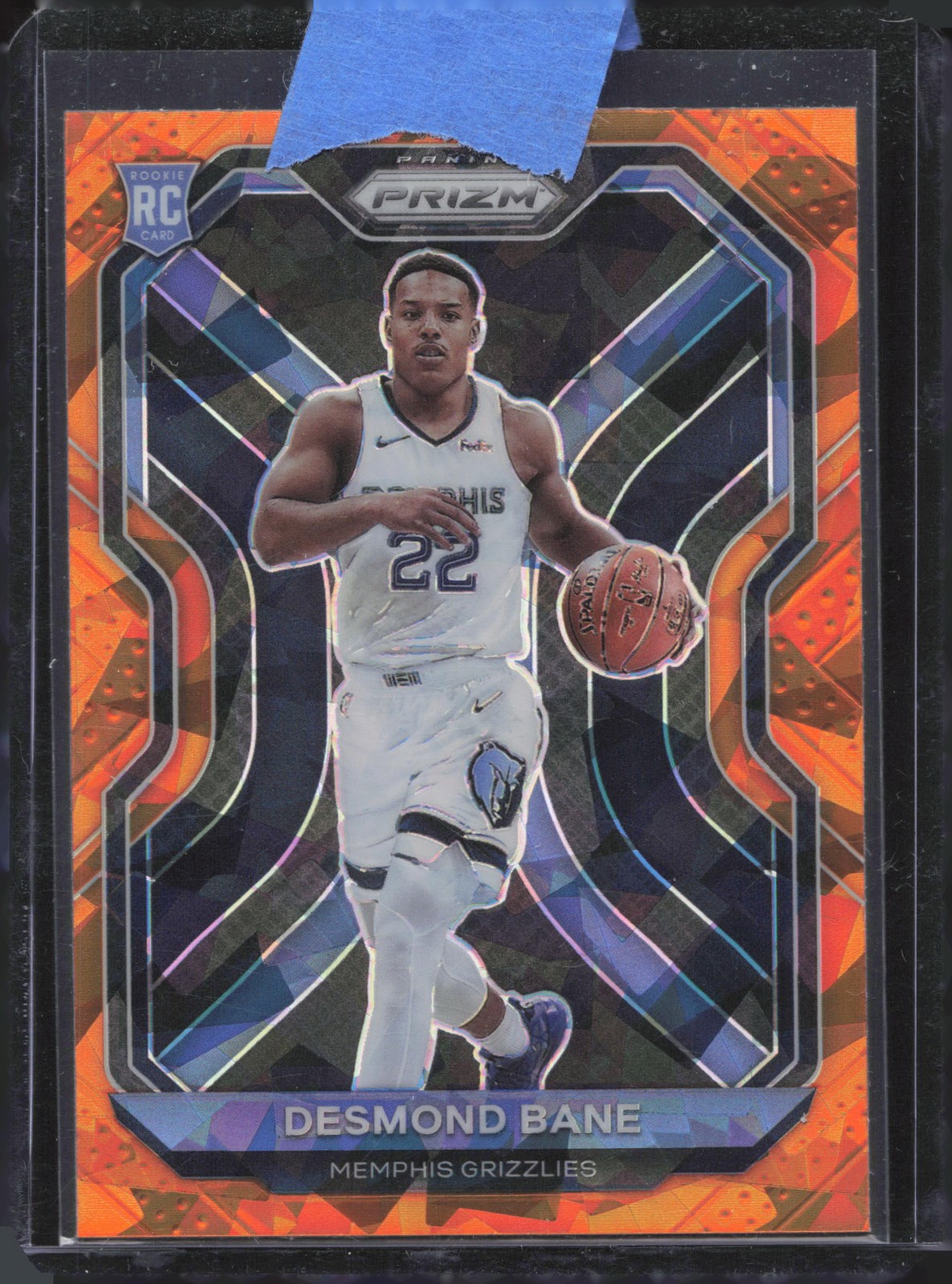 2020-21 Panini Prizm #297 Desmond Bane Orange Ice Prizms