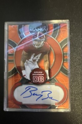 2022 Wild Card Auto Mania Retail - Circle Brian Branch #AM-C6 Mirror Orange (AU,