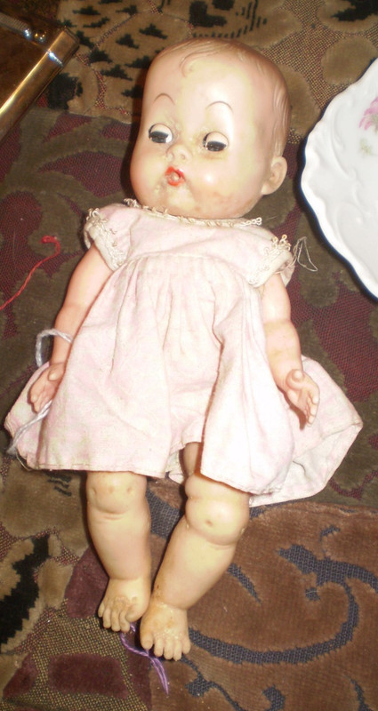 vintage rubber doll 7 inch