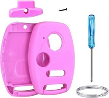 Replacement Keyless Entry Systems for Key Fob Shell Ca Color: 2 1 Button 1Pink