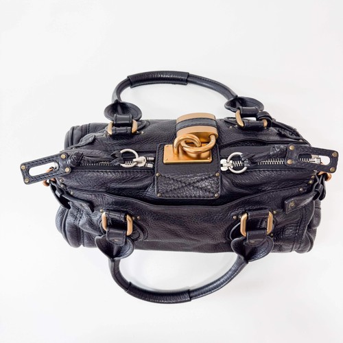 Borsa a tracolla CHLOÉ Paddington in pelle nera - Foto 6 di 22