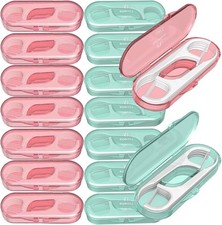 14 Packs Travel Dental Floss Pick Case, Holder, Come with 140pcs Premium Toothp