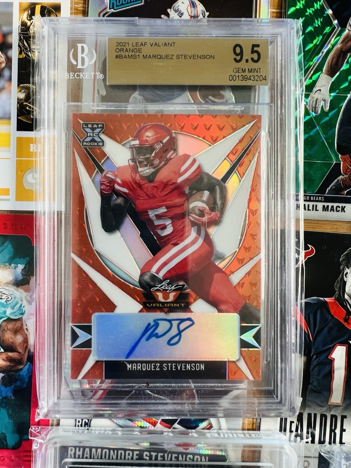 NFL Graded Slab Lot Stars Rookie Auto Serial# Prizm BGS SGC Mahomes view 7