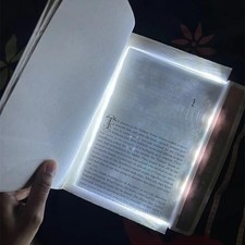 LED reading light panel portable book light ultra thin flat reading light