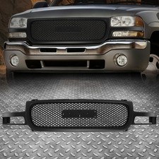 Round Mesh Front Bumper Grille Assembly For 99-06 Gmc Sierra 1500 2500 Yukon Xl Round Mesh Front Bumper Grille Assembly For 99-06 Gmc Sierra 1500 2500 Yukon Xl