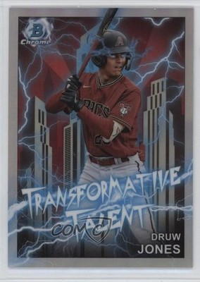 2023 Bowman Draft Transformative Talent Refractor 51/250 Druw Jones #TT-3 9on