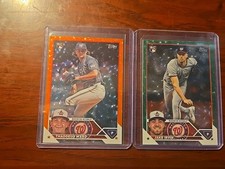 2023 Topps Update Series Thad Ward Orange 54/299 And Jake Irvin Green 130/499