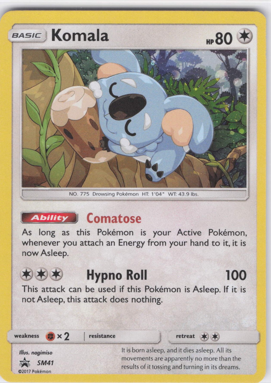 2016 Komala Promo SM Promos SM41 Holo LP-NM
