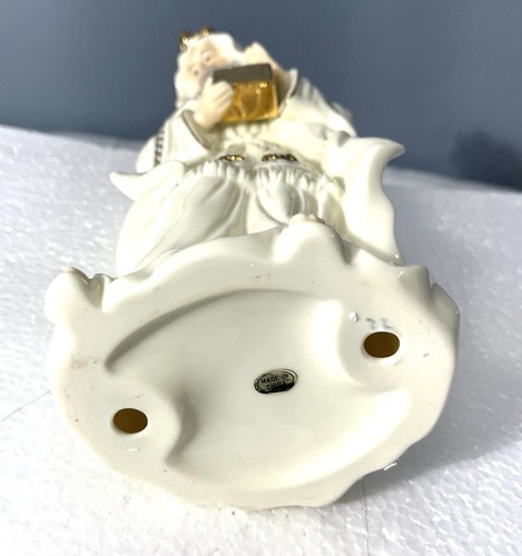 Vintage Bon Ton Jade Porcelain Nativity set Gold Accent 3 Wise Men original box - Picture 19 of 23