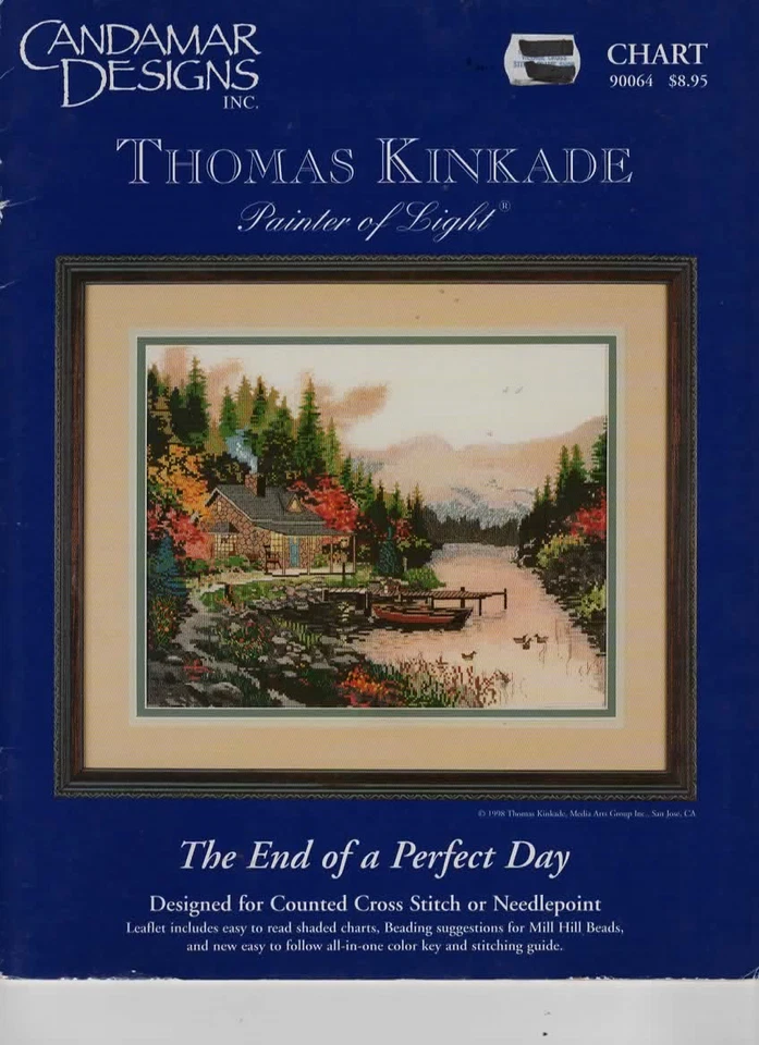 CANDAMAR DESIGNS by THOMAS KINKADE Counted Cross Stitch CHART ONLY Your Choice - Image 3 of 4