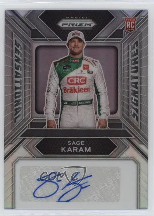 Sage Karam trading card