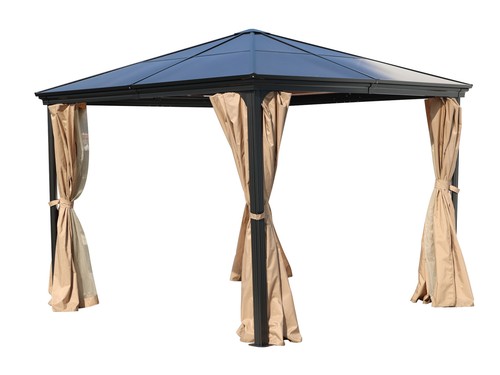 Pavillon Pergola Gartenzelt Gartendach Aluminium Zelt Dach Taneo Suez 3x3 3x4 - Bild 9 von 14