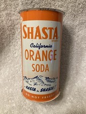 Vintage SHASTA California Orange Soda, Steel ...