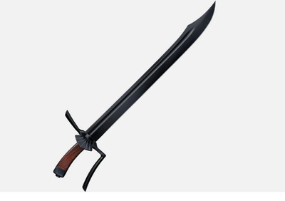 Cold Steel Messer Sword 22'' High Carbon Steel Blade Brown Wood Handles