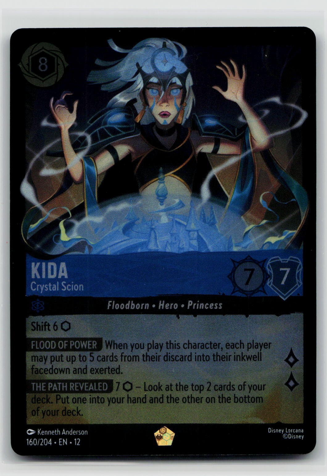 Kida - Crystal Scion 160/204 Wilds Unknown Disney Lorcana Cold Foil NM