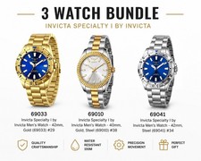 Invicta Watch Bundle 3 Men Watches Pro Diver Specialty Gift Set .Free Shipping